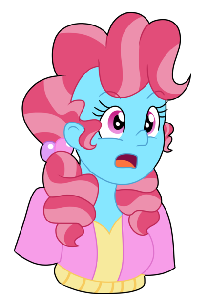 Size: 1052x1483 | Tagged: safe, artist:berrypunchrules, derpibooru import, cup cake, equestria girls, the perfect pear, chiffon swirl, clothes, cute, equestria girls interpretation, open mouth, pigtails, simple background, solo, transparent background, younger