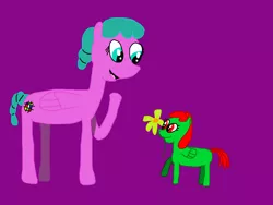 Size: 3648x2736 | Tagged: safe, artist:sb1991, derpibooru import, oc, oc:fire sparks, oc:quilt patch, unofficial characters only, pony, challenge, equestria amino, female, filly, flower, mother, mother and daughter, mother's day