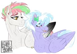 Size: 1000x700 | Tagged: safe, artist:legally-psychotic, derpibooru import, cloudchaser, oc, oc:crescendo, pegasus, pony, colored wings, colored wingtips, female, mare, not blossomforth, simple background, transparent background