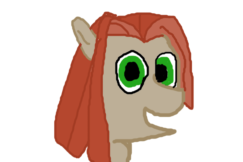 Size: 900x600 | Tagged: safe, artist:zeb, derpibooru import, oc, oc:radiant dawn, unofficial characters only, earth pony, pony, 1000 hours in ms paint, 1000 years in photoshop, bust, female, looking at you, mare, ms paint, portrait, simple background, solo, white background