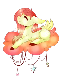 Size: 1024x1234 | Tagged: safe, artist:glitterskies2808, derpibooru import, oc, unofficial characters only, pony, cloud, female, mare, prone, simple background, solo, transparent background