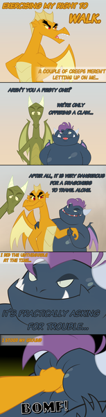 Size: 600x2352 | Tagged: artist:queencold, ask, ask caldera, comic, derpibooru import, dialogue, dragon, dragoness, dragon oc, female, mother, oc, oc:caldera, punch, safe, teenaged dragon, tumblr, unofficial characters only, younger