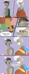 Size: 1280x3291 | Tagged: artist:theimmortalwolf, ask, derpibooru import, discord, draconequus, eris, huge eris, oc, oc:shawn, pregnant, rule 63, suggestive, tumblr, tumblr comic