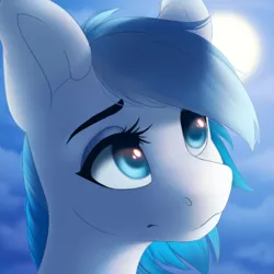 Size: 500x500 | Tagged: safe, artist:silentwulv, derpibooru import, oc, oc:lesa castle, unofficial characters only, pony, bust, commission, portrait, solo