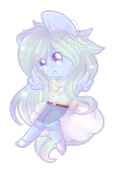 Size: 1024x1536 | Tagged: anthro, artist:twily-star, chibi, clothes, derpibooru import, female, mare, oc, oc:amaranthine sky, pegasus, safe, simple background, solo, transparent background, unofficial characters only