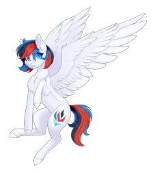 Size: 2217x2473 | Tagged: safe, artist:ohhoneybee, derpibooru import, oc, oc:retro city, unofficial characters only, pegasus, pony, female, high res, mare, simple background, solo, transparent background