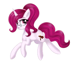 Size: 1024x871 | Tagged: safe, artist:queenofsilvers, derpibooru import, oc, oc:roserade, unofficial characters only, pony, unicorn, chest fluff, ear fluff, female, glasses, looking at you, mare, simple background, smiling, solo, transparent background