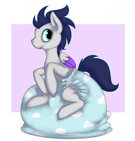 Size: 1222x1280 | Tagged: questionable, artist:tailbiter, derpibooru import, oc, oc:switch, oc:switch storm, unofficial characters only, pony, diaper, diaper fetish, fetish, impossibly large diaper, poofy diaper