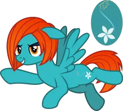 Size: 3337x3000 | Tagged: safe, artist:ambassad0r, derpibooru import, oc, oc:jasmine jazz, unofficial characters only, pegasus, pony, .svg available, cutie mark, female, flying, high res, inkscape, mare, ponyscape, simple background, solo, transparent background, vector