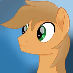 Size: 500x500 | Tagged: safe, artist:jbond, derpibooru import, oc, oc:jacky breeze, unofficial characters only, pony, abstract background, bust, cute, movie accurate, portrait, solo, style emulation