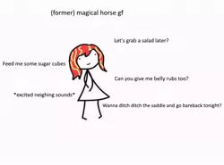 Size: 675x499 | Tagged: suggestive, derpibooru import, sunset shimmer, pony, homesick shimmer, humans doing horse things, ideal gf, innuendo, meme, pickup lines, solo