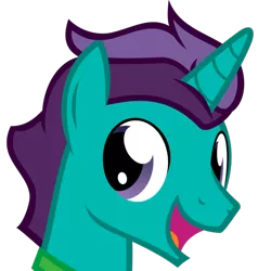 Size: 512x512 | Tagged: safe, artist:the smiling pony, derpibooru import, oc, oc:corpulent brony, unofficial characters only, pony, unicorn, derpibooru, .svg available, derpibooru badge, meta, simple background, smiling, solo, svg, transparent background, vector