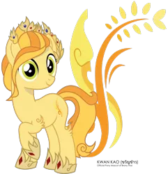 Size: 4796x4968 | Tagged: safe, artist:jhayarr23, derpibooru import, part of a set, oc, oc:kwankao, ponified, unofficial characters only, pony, project seaponycon, absurd resolution, female, mare, nation ponies, raised hoof, simple background, solo, thailand, transparent background