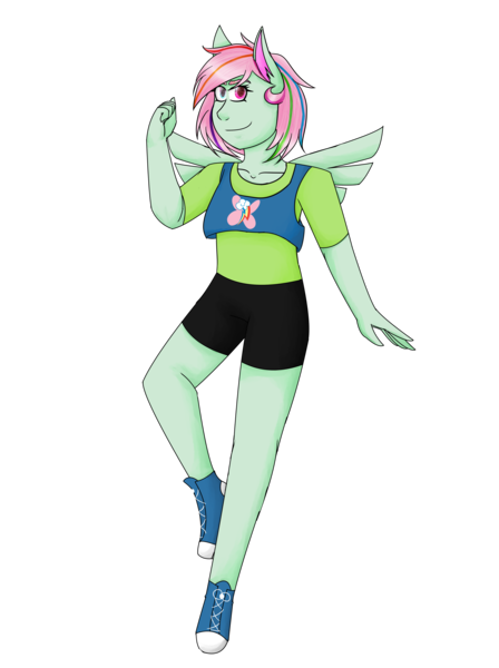 Size: 4869x6528 | Tagged: safe, artist:cornerverse, derpibooru import, fluttershy, rainbow dash, anthro, absurd resolution, alternate hairstyle, converse, female, flutterdash, fusion, lesbian, shipping, shoes, simple background, transparent background, wings