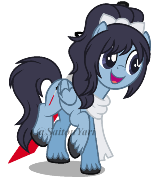 Size: 600x706 | Tagged: safe, artist:t-aroutachiikun, derpibooru import, ponified, pegasus, pony, base used, clothes, male, scarf, simple background, solo, stallion, touken ranbu, transparent background, yamato no kami yasusada