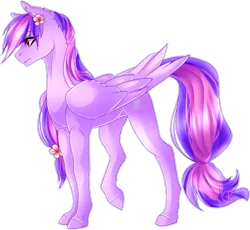 Size: 1024x942 | Tagged: safe, artist:fuwahcat, derpibooru import, oc, oc:moonlight blossom, unofficial characters only, pony, simple background, solo, transparent background