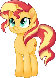 Size: 4285x6000 | Tagged: safe, artist:limedazzle, derpibooru import, sunset shimmer, pony, unicorn, my little pony: the movie, absurd resolution, cute, female, mare, movie accurate, shimmerbetes, simple background, solo, transparent background, vector