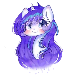 Size: 768x768 | Tagged: safe, artist:windymils, derpibooru import, oc, oc:windy cloud, unofficial characters only, pony, unicorn, bust, female, mare, portrait, simple background, solo, transparent background
