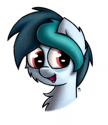 Size: 1579x1816 | Tagged: safe, artist:prismstreak, derpibooru import, oc, oc:delta vee, unofficial characters only, pony, cheek fluff, chest fluff, ear fluff, open mouth, simple background, tinyface, white background