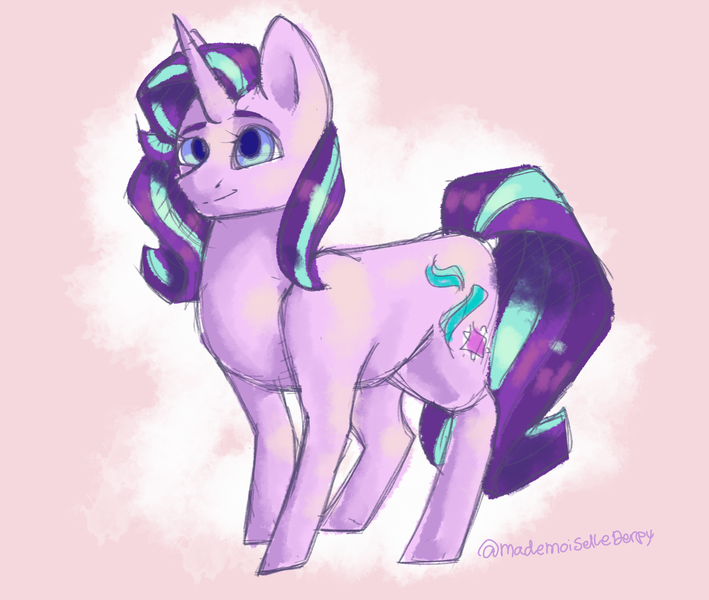 Size: 1280x1083 | Tagged: safe, artist:mademoisellederpy, derpibooru import, starlight glimmer, pony, solo