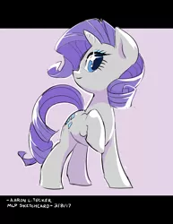 Size: 3400x4400 | Tagged: safe, artist:alts-art, derpibooru import, rarity, pony, unicorn, absurd resolution, colored pupils, eye sparkles, female, mare, raised hoof, simple background, smiling, solo, wingding eyes