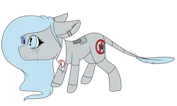 Size: 4500x2689 | Tagged: safe, artist:crazllana, derpibooru import, oc, oc:silent, unofficial characters only, butterfly, pony, robot, robot pony, absurd resolution, crying, female, filly, high res, simple background, solo, transparent background