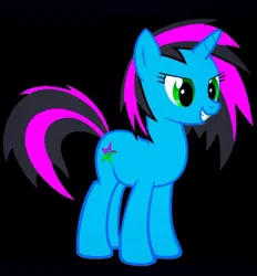 Size: 600x647 | Tagged: safe, artist:raxonxvi, derpibooru import, oc, oc:raxonxvi, unofficial characters only, pony, cutie mark, femboy, grin, male, recolor, smiling, solo