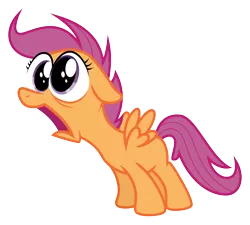 Size: 12490x11247 | Tagged: safe, artist:amarthgul, derpibooru import, scootaloo, pony, parental glideance, absurd resolution, faic, scootaloo ultimate faic, simple background, solo, transparent background, vector