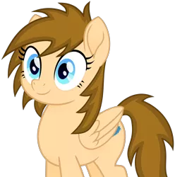 Size: 2700x2718 | Tagged: safe, artist:peahead, derpibooru import, oc, oc:stellar winds, unofficial characters only, pony, my little pony: the movie, blue eyes, female, movie accurate, movie designs, simple background, smiling, solo, transparent background, vector