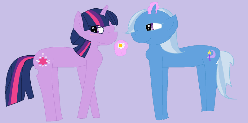 Size: 1512x752 | Tagged: safe, artist:yummycupcake436, derpibooru import, trixie, twilight sparkle, pony, unicorn, female, lesbian, mare, shipping, twixie