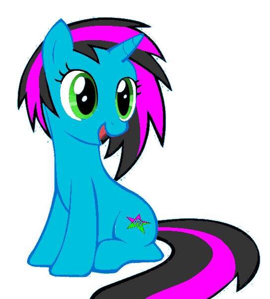 Size: 547x604 | Tagged: safe, artist:raxonxvi, derpibooru import, oc, oc:raxonxvi, unofficial characters only, pony, femboy, male, recolor, simple background, sitting, smiling, solo, white background