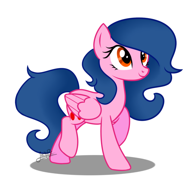 Size: 1700x1586 | Tagged: safe, artist:jack-pie, derpibooru import, oc, oc:diamond coat, unofficial characters only, pegasus, pony, cute, female, mare, signature, simple background, smiling, solo, transparent background, vector