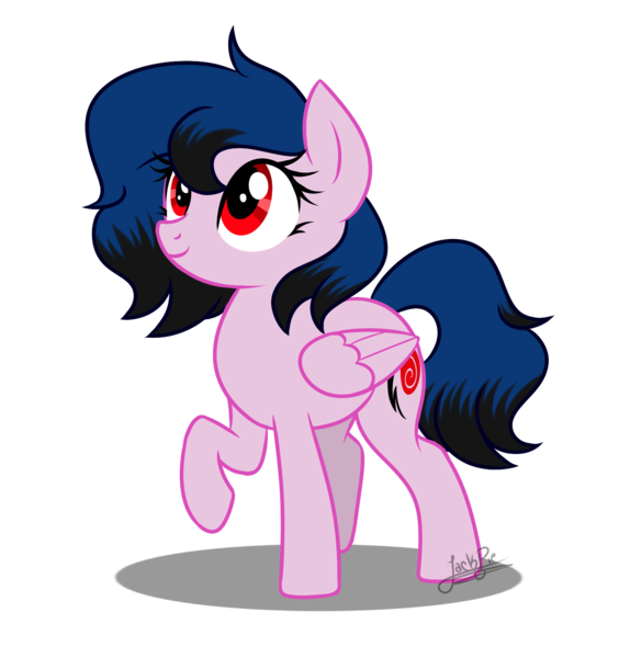 Size: 1505x1600 | Tagged: safe, artist:jack-pie, derpibooru import, oc, oc:cotton rain, unofficial characters only, pegasus, pony, blacoat, cute, female, mare, parent:oc:black thunder, parent:oc:diamond coat, parents:blacoat, raised hoof, red eyes, simple background, solo, transparent background, vector