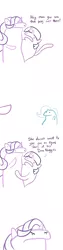 Size: 1280x5120 | Tagged: safe, artist:tjpones, derpibooru import, starlight glimmer, trixie, twilight sparkle, pony, unicorn, absurd resolution, chicken nugget, comic, dialogue, dino nuggies, female, florkofcows, hey man see that guy over there, mare, meme, s5 starlight, simple background, this will end in communism, white background
