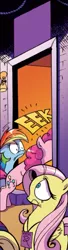 Size: 311x1136 | Tagged: safe, artist:andypriceart, derpibooru import, edit, idw, fluttershy, pinkie pie, rainbow dash, pony, spoiler:comic, spoiler:comicm03, andy you magnificent bastard, exploitable meme, hilarious, meme, template, we don't normally wear clothes