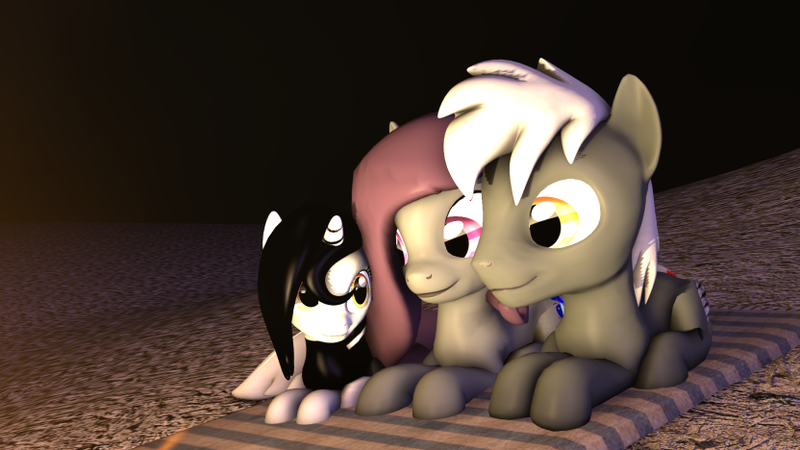 Size: 832x468 | Tagged: safe, artist:fillycaroline, derpibooru import, oc, oc:caroline, oc:moonlit shadow, oc:shadow step, unofficial characters only, pony, 3d, holiday, second life, source filmmaker