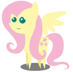 Size: 2000x1958 | Tagged: safe, artist:scourge707, derpibooru import, fluttershy, pegasus, pony, cute, female, mare, pointy ponies, shyabetes, simple background, smiling, solo, transparent background, vector