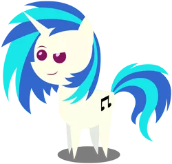 Size: 3146x3000 | Tagged: safe, artist:scourge707, derpibooru import, vinyl scratch, pony, unicorn, female, mare, pointy ponies, raised eyebrow, simple background, smiling, solo, transparent background, vector