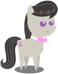 Size: 2000x2553 | Tagged: safe, artist:scourge707, derpibooru import, octavia melody, earth pony, pony, female, mare, pointy ponies, simple background, smiling, solo, transparent background, vector