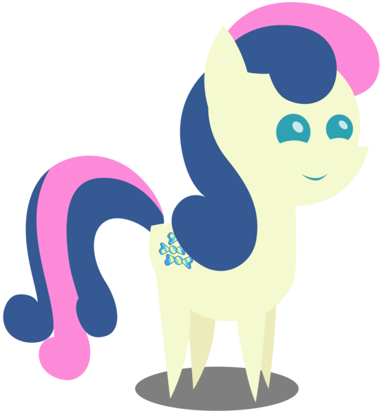 Size: 3000x3242 | Tagged: safe, artist:scourge707, derpibooru import, bon bon, sweetie drops, earth pony, pony, female, mare, pointy ponies, simple background, smiling, solo, transparent background, vector