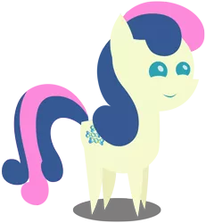 Size: 3000x3242 | Tagged: safe, artist:scourge707, derpibooru import, bon bon, sweetie drops, earth pony, pony, female, mare, pointy ponies, simple background, smiling, solo, transparent background, vector