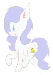 Size: 434x608 | Tagged: safe, artist:adamanimationz, artist:twittershy, derpibooru import, oc, oc:lucky duck, unofficial characters only, duck, duck pony, pony, duckpone, learning to draw