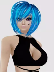 Size: 720x960 | Tagged: artist:raxonxvi, derpibooru import, female, human, humanized, imvu, safe, solo, vinyl scratch