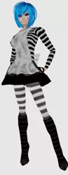 Size: 640x1644 | Tagged: alice madness returns, artist:raxonxvi, derpibooru import, human, humanized, imvu, safe, solo, vinyl scratch