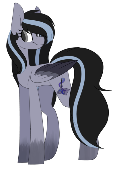 Size: 3145x4623 | Tagged: safe, artist:umiimou, derpibooru import, oc, oc:silver, unofficial characters only, pegasus, pony, absurd resolution, female, high res, mare, simple background, solo, transparent background