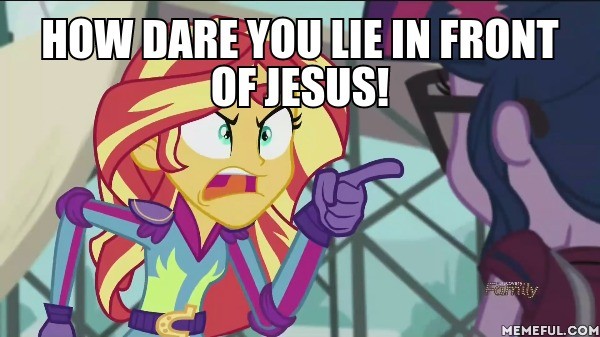 Size: 600x337 | Tagged: safe, derpibooru import, screencap, sci-twi, sunset shimmer, twilight sparkle, equestria girls, friendship games, a tale of two santas, angry, christian sunset shimmer, futurama, image macro, meme, sunset yells at twilight