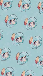 Size: 1080x1920 | Tagged: artist:phyllismi, coco pommel, derpibooru import, safe, solo, tiled background, wallpaper