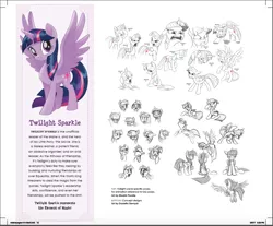 Size: 1688x1400 | Tagged: safe, artist:daniella demysh, artist:maahir pandie, derpibooru import, official, twilight sparkle, twilight sparkle (alicorn), alicorn, pony, comic:the many faces of twilight sparkle, my little pony: the movie, the art of my little pony: the movie, concept art, facial expressions, female, mare, official art