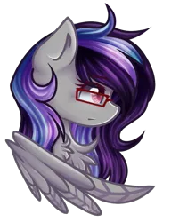 Size: 745x972 | Tagged: safe, artist:sketchyhowl, derpibooru import, oc, oc:sketchy howl, unofficial characters only, pegasus, pony, bust, female, mare, portrait, simple background, solo, transparent background