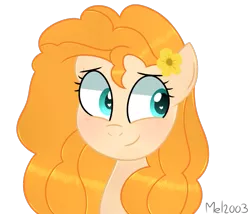 Size: 793x680 | Tagged: safe, artist:mel2003, derpibooru import, pear butter, pony, the perfect pear, bust, heart eyes, portrait, simple background, solo, transparent background, wingding eyes